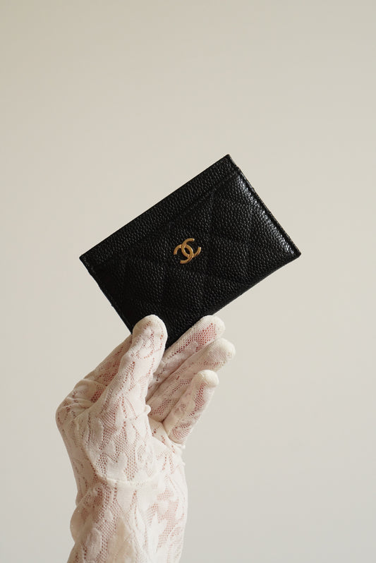 CHANEL CLASSIC CARD HOLDER | BLACK