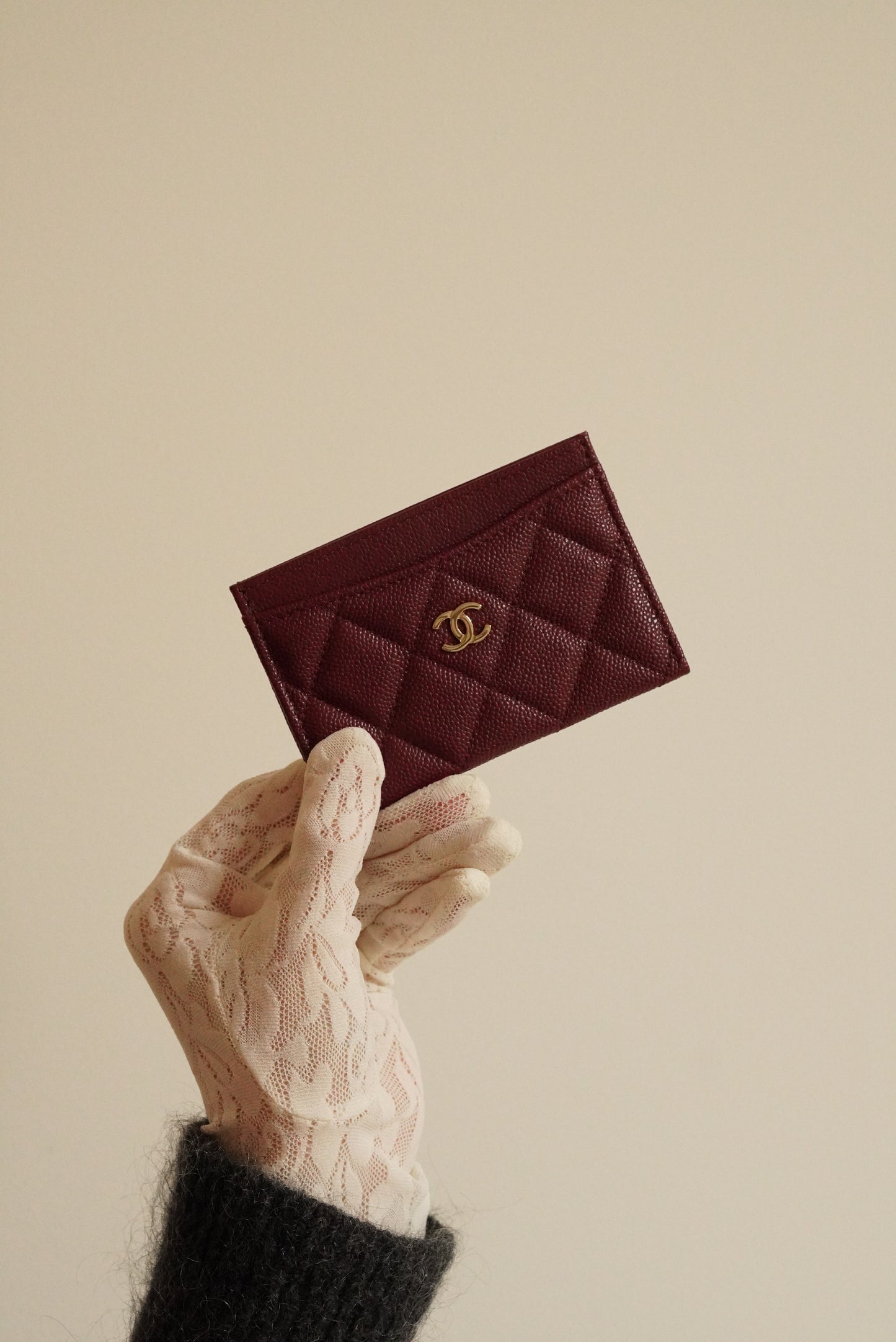 CHANEL CLASSIC CARD HOLDER | BURGUNDY