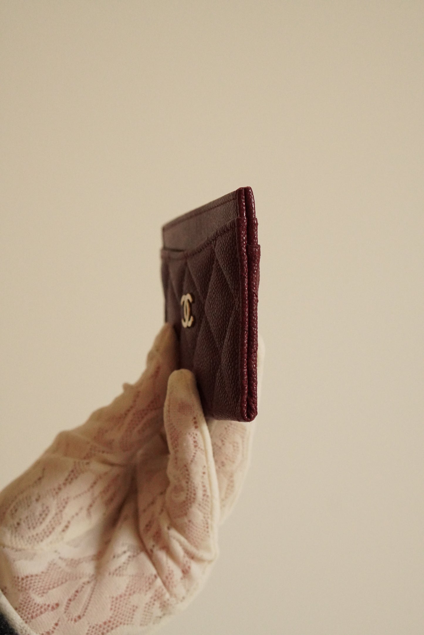 CHANEL CLASSIC CARD HOLDER | BURGUNDY