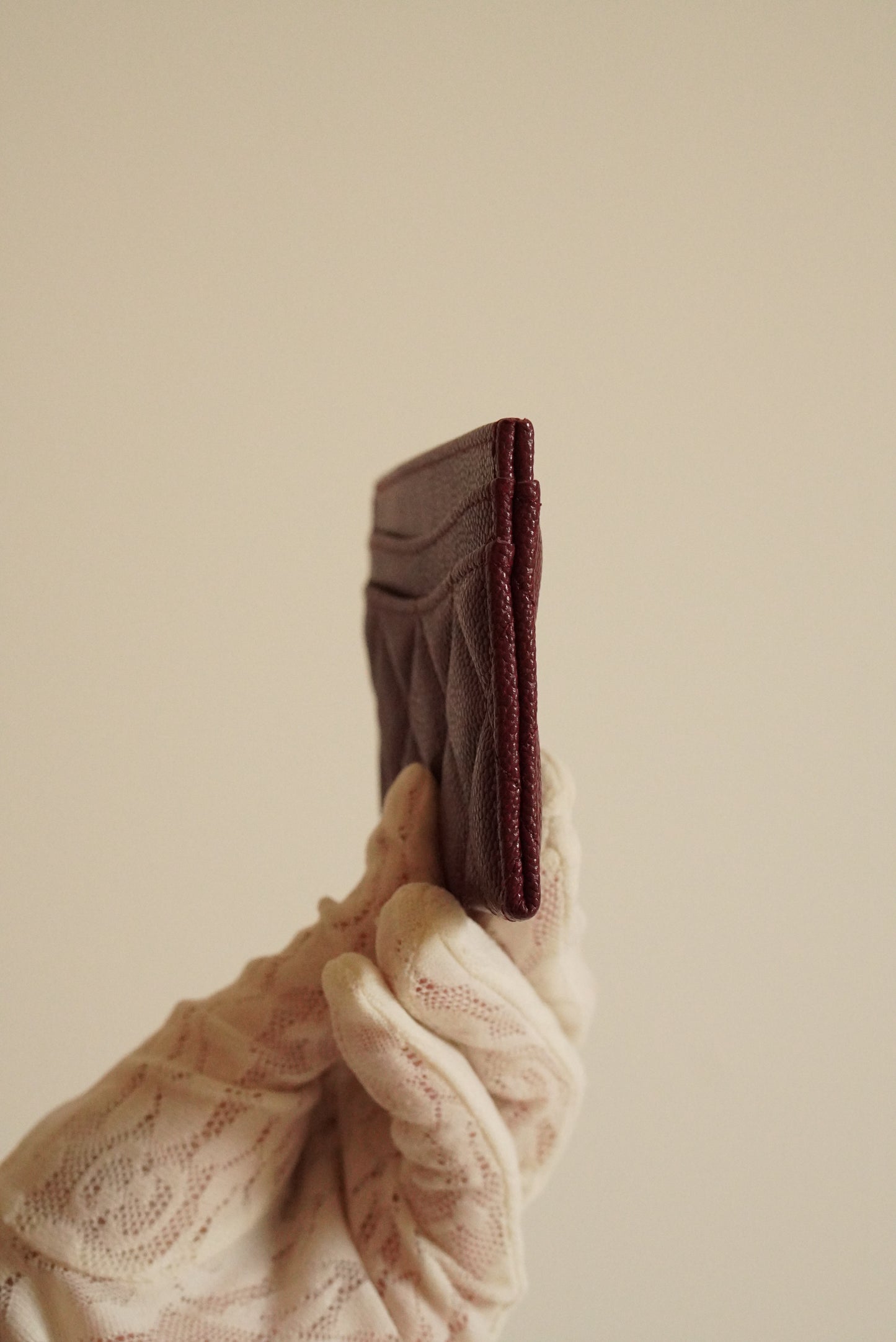 CHANEL CLASSIC CARD HOLDER | BURGUNDY