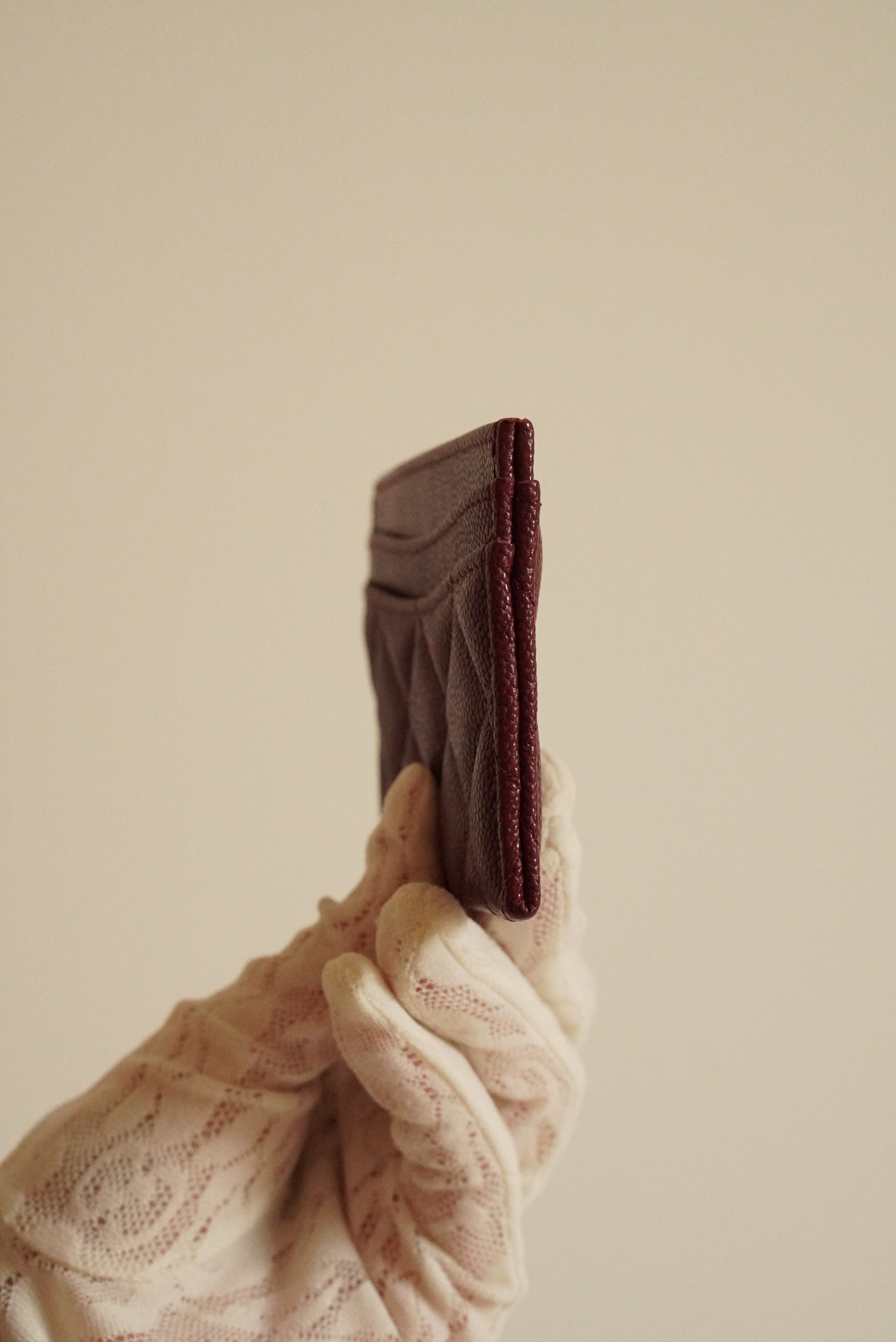 CHANEL CLASSIC CARD HOLDER | BURGUNDY