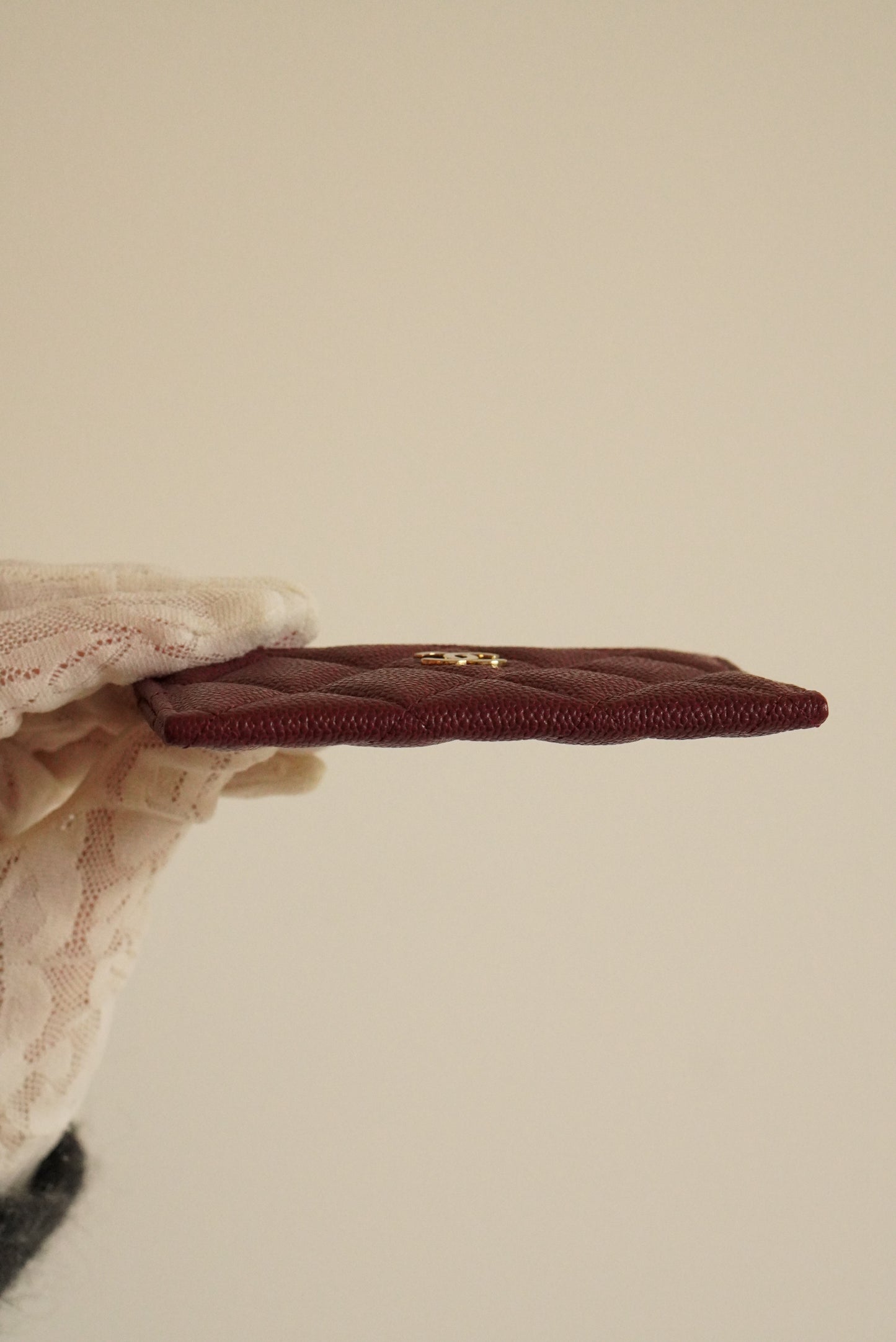 CHANEL CLASSIC CARD HOLDER | BURGUNDY