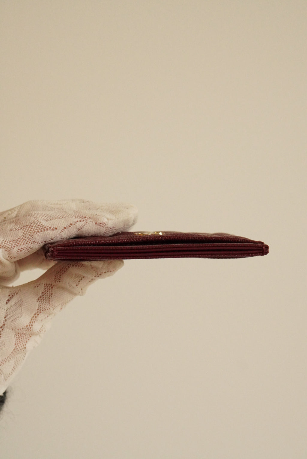 CHANEL CLASSIC CARD HOLDER | BURGUNDY