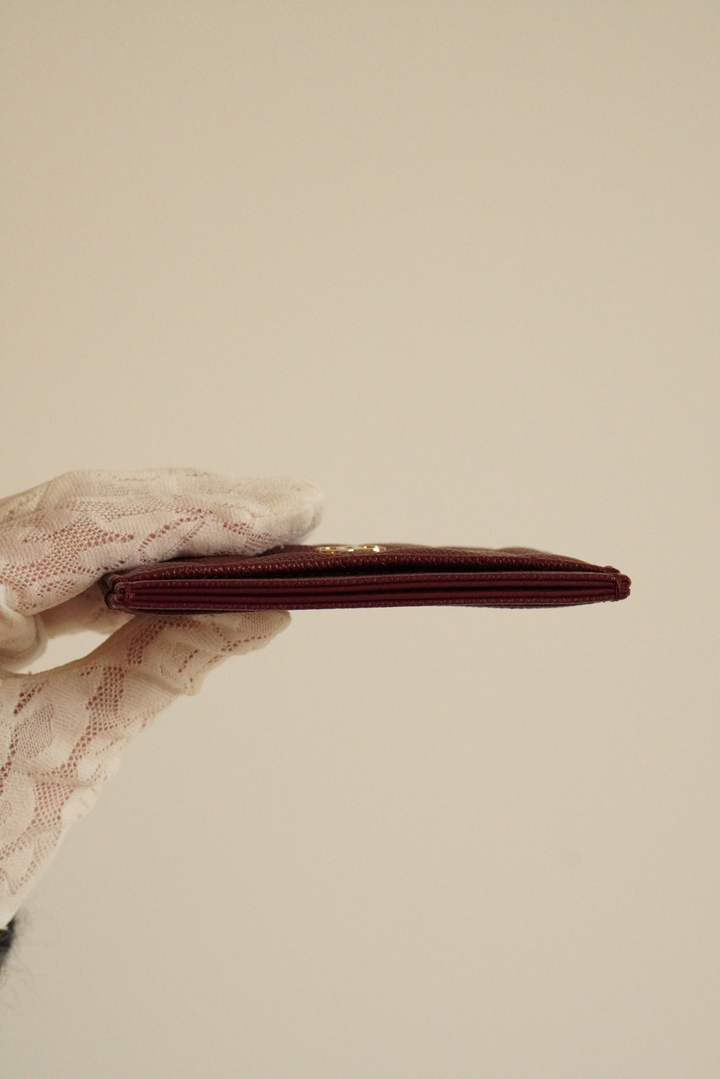 CHANEL CLASSIC CARD HOLDER | BURGUNDY