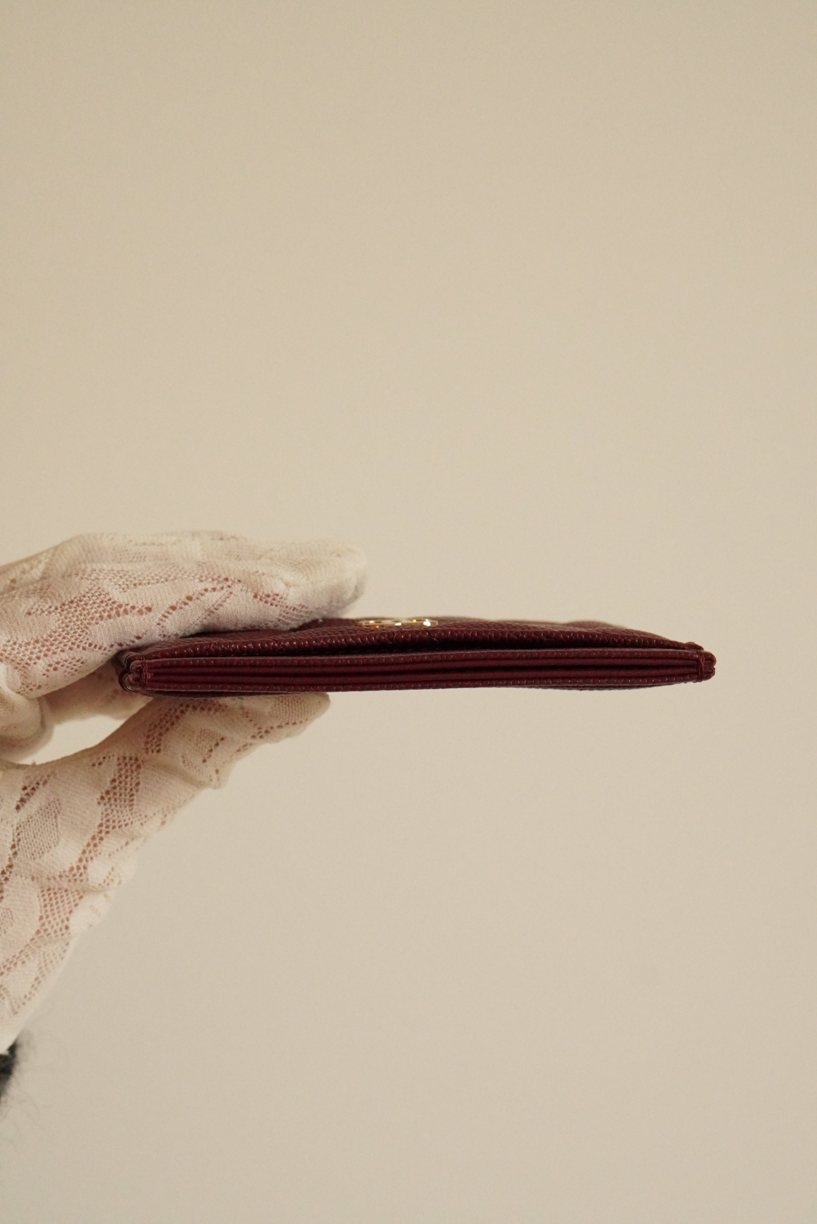 CHANEL CLASSIC CARD HOLDER | BURGUNDY