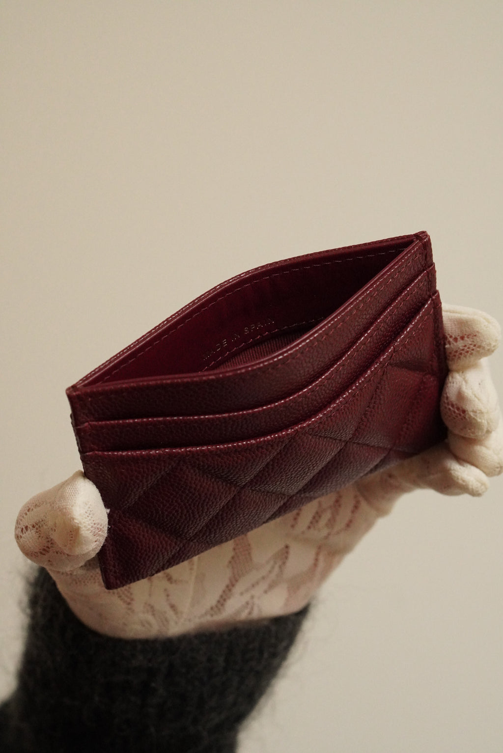CHANEL CLASSIC CARD HOLDER | BURGUNDY