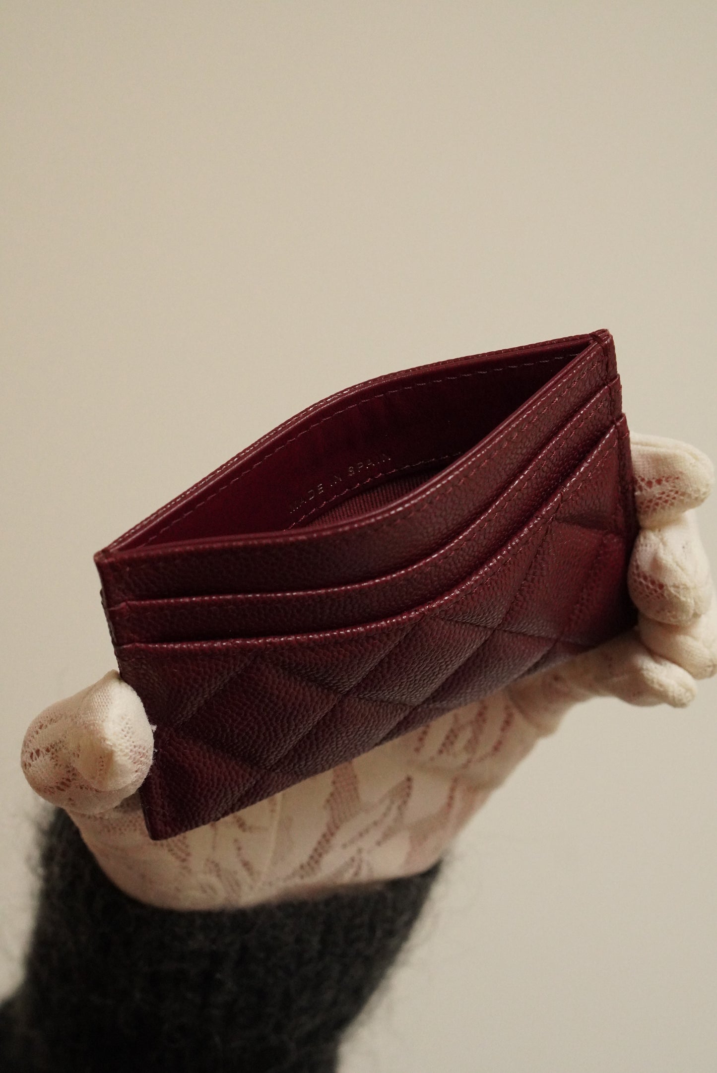 CHANEL CLASSIC CARD HOLDER | BURGUNDY