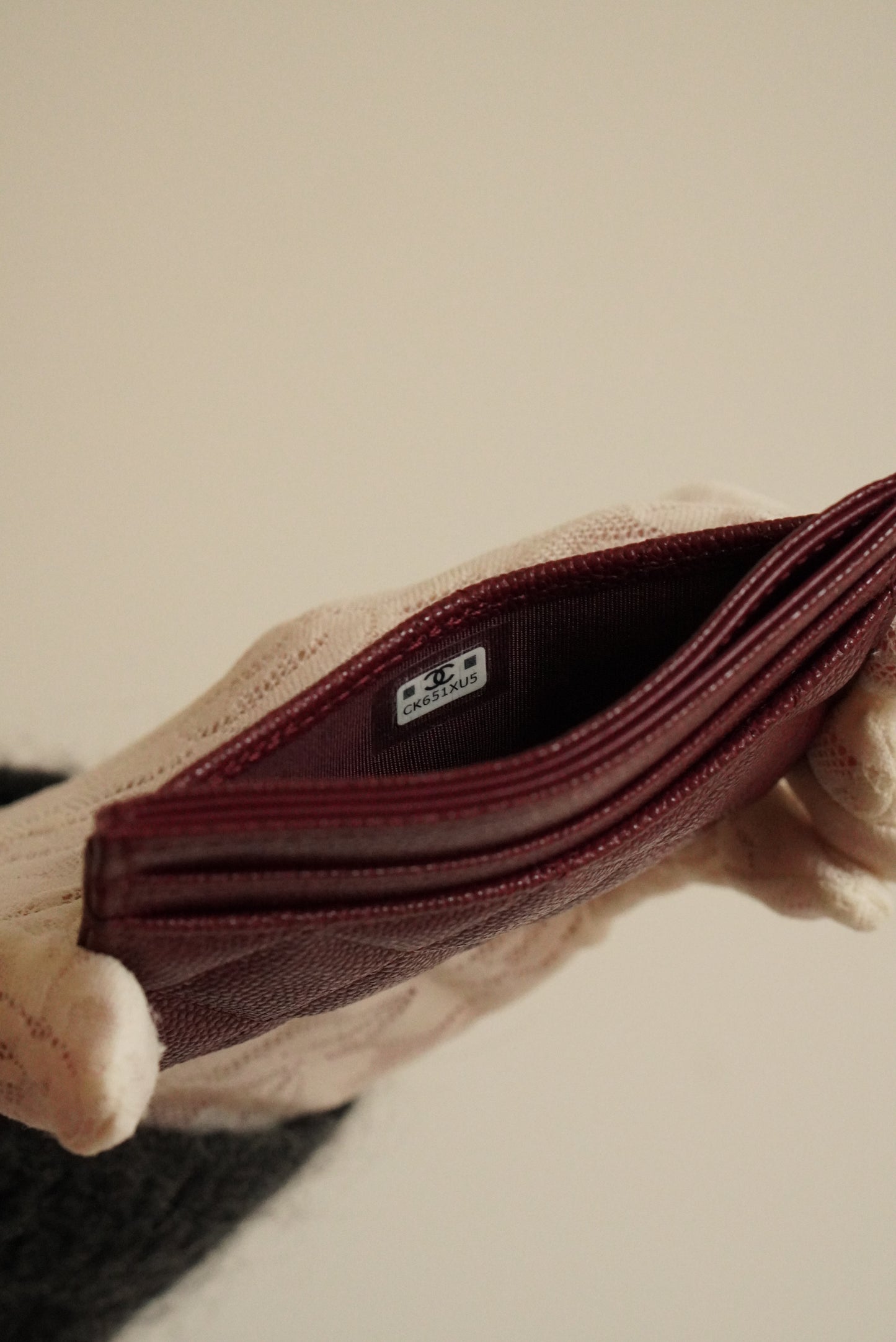 CHANEL CLASSIC CARD HOLDER | BURGUNDY