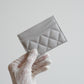 CHANEL CLASSIC CARD HOLDER | LIGHT GREY