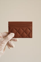 CHANEL CLASSIC CARD HOLDER | BROWN