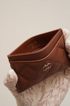 CHANEL CLASSIC CARD HOLDER | BROWN