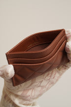 CHANEL CLASSIC CARD HOLDER | BROWN