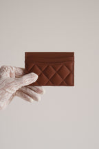 CHANEL CLASSIC CARD HOLDER | BROWN