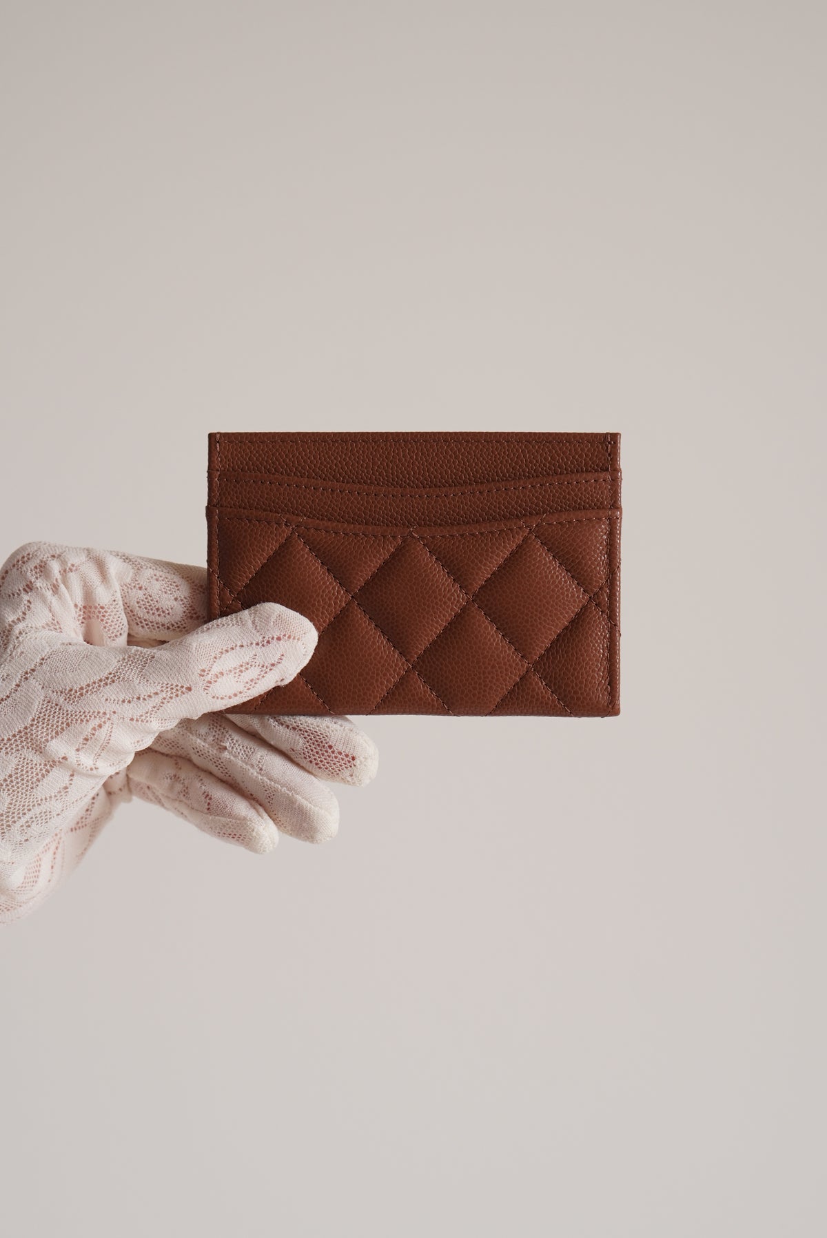 CHANEL CLASSIC CARD HOLDER | BROWN
