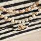 CHANEL CLASSIC COCO SAILOR MEDIUM DOUBLE FLAP | BLACK STRIPED