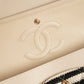 CHANEL CLASSIC COCO SAILOR MEDIUM DOUBLE FLAP | BLACK STRIPED