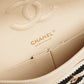CHANEL CLASSIC COCO SAILOR MEDIUM DOUBLE FLAP | BLACK STRIPED