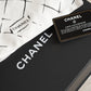 CHANEL CLASSIC COCO SAILOR MEDIUM DOUBLE FLAP | BLACK STRIPED