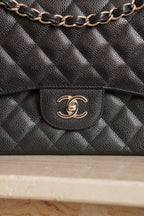 CHANEL CLASSIC JUMBO DOUBLE FLAP | BLACK