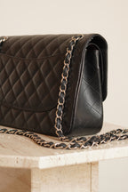 CHANEL CLASSIC JUMBO DOUBLE FLAP | BLACK