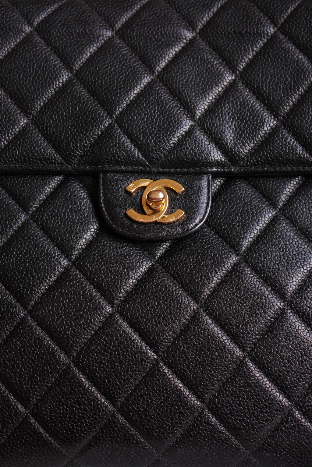 CHANEL CLASSIC JUMBO DOUBLE SIDED SINGLE FLAP | BLACK