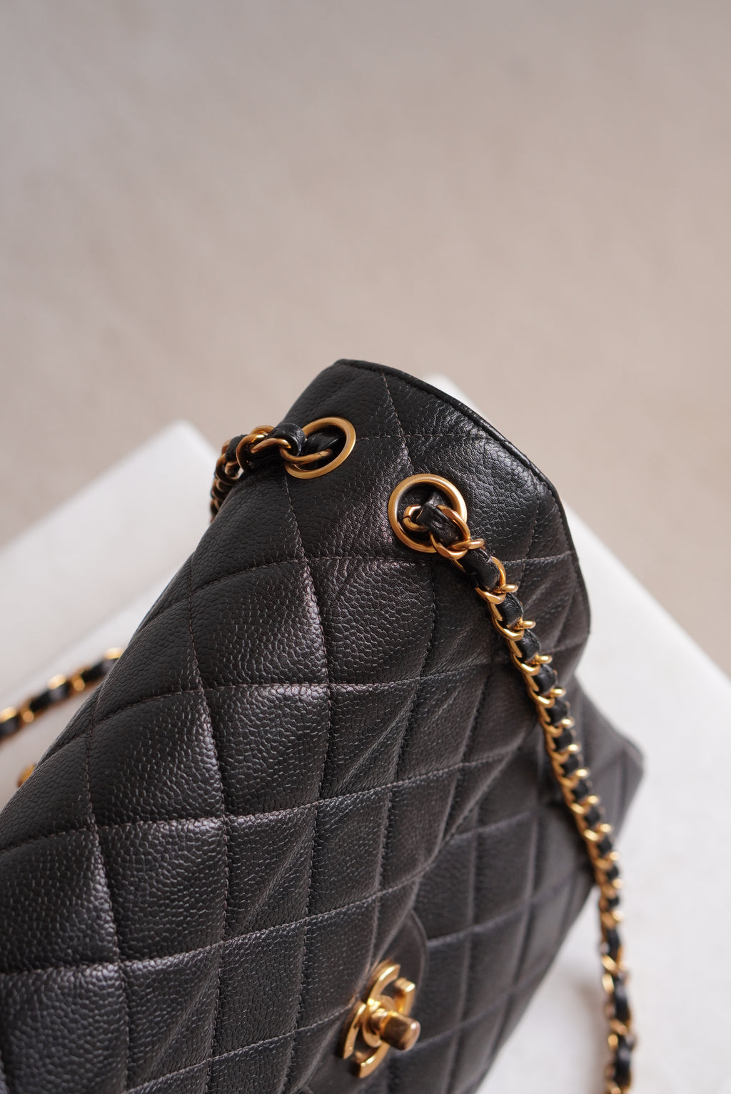 CHANEL CLASSIC JUMBO DOUBLE SIDED SINGLE FLAP | BLACK