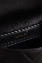 CHANEL CLASSIC JUMBO DOUBLE SIDED SINGLE FLAP | BLACK