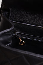 CHANEL CLASSIC JUMBO DOUBLE SIDED SINGLE FLAP | BLACK