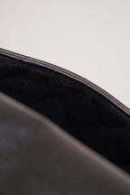 CHANEL CLASSIC JUMBO DOUBLE SIDED SINGLE FLAP | BLACK