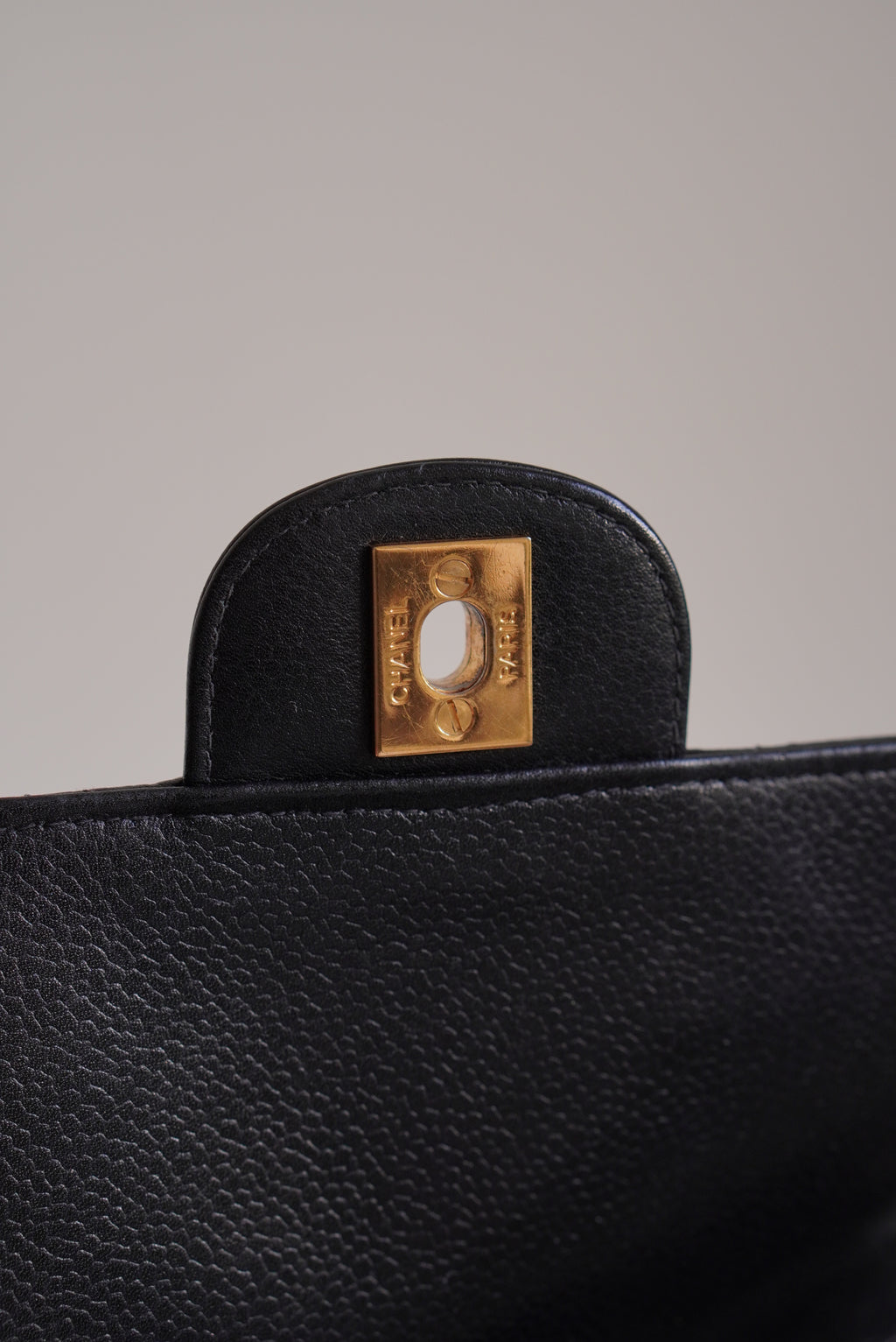 CHANEL CLASSIC JUMBO DOUBLE SIDED SINGLE FLAP | BLACK