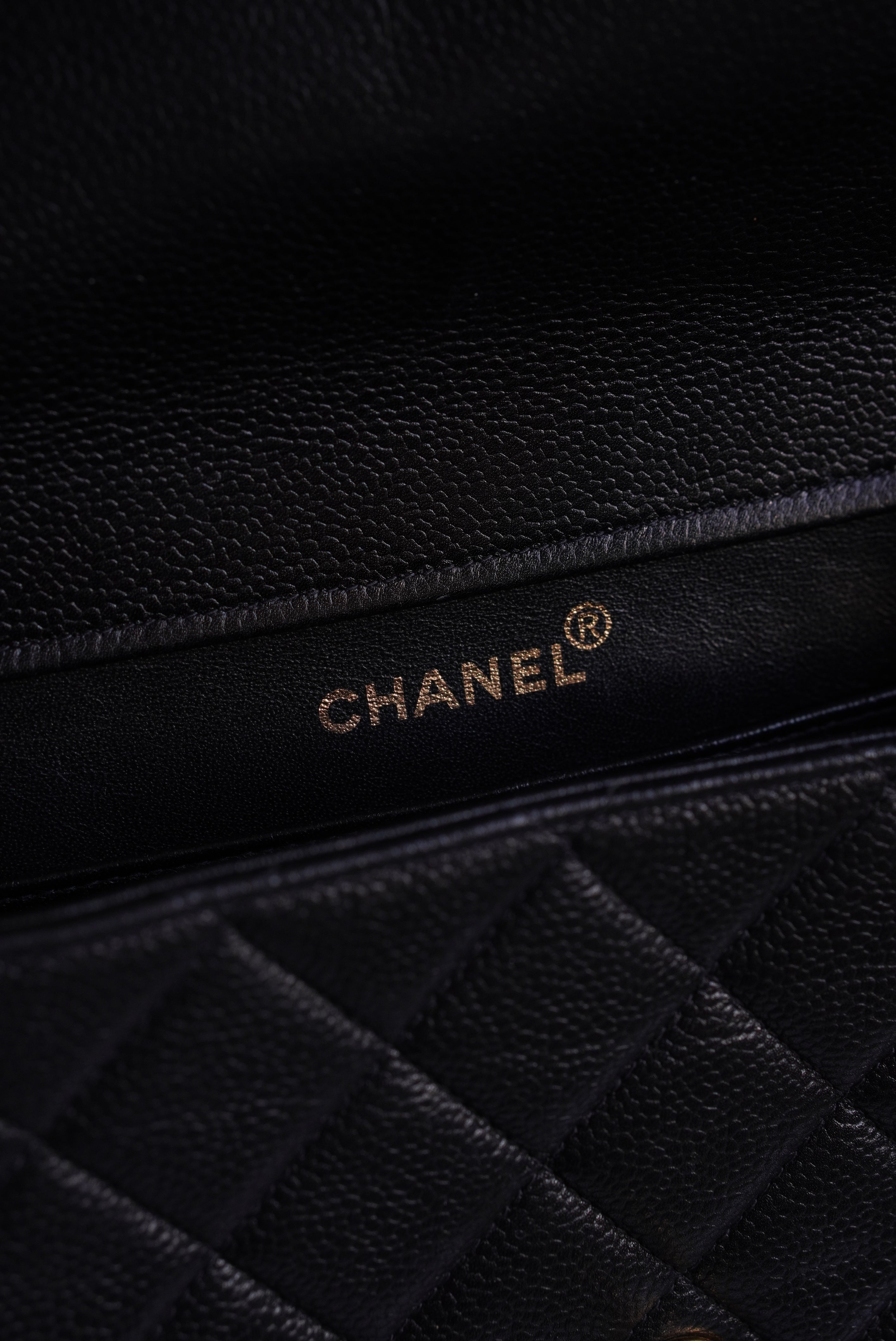 CHANEL CLASSIC JUMBO DOUBLE SIDED SINGLE FLAP | BLACK