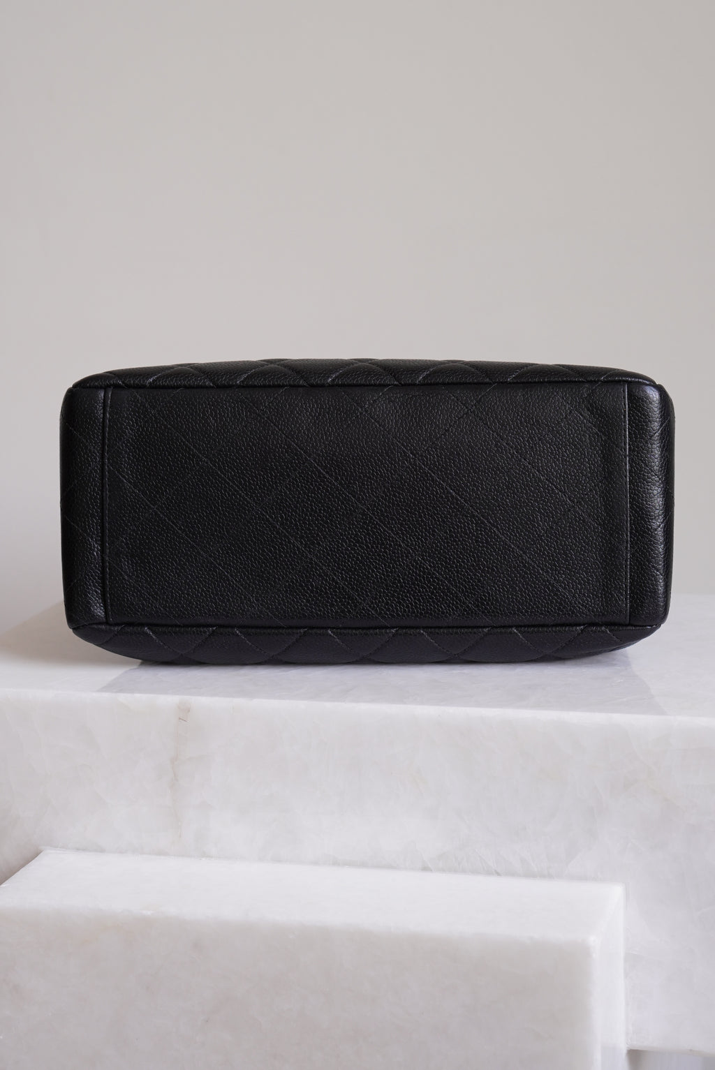 CHANEL CLASSIC JUMBO DOUBLE SIDED SINGLE FLAP | BLACK
