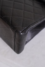 CHANEL CLASSIC JUMBO DOUBLE SIDED SINGLE FLAP | BLACK