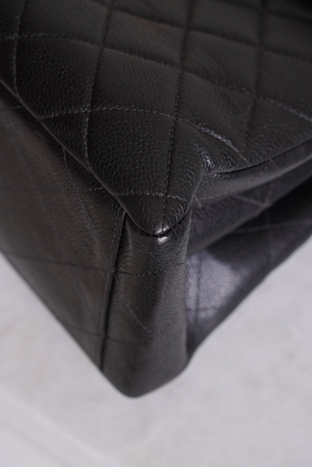 CHANEL CLASSIC JUMBO DOUBLE SIDED SINGLE FLAP | BLACK