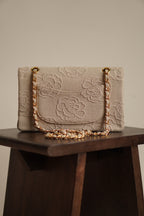 CHANEL CLASSIC CAMELLIA MEDIUM DOUBLE FLAP