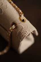 CHANEL CLASSIC CAMELLIA MEDIUM DOUBLE FLAP