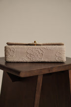 CHANEL CLASSIC CAMELLIA MEDIUM DOUBLE FLAP