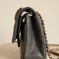 CHANEL CLASSIC 21B MEDIUM DOUBLE FLAP | DARK GREY