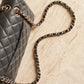 CHANEL CLASSIC 21B MEDIUM DOUBLE FLAP | DARK GREY