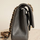 CHANEL CLASSIC 21B MEDIUM DOUBLE FLAP | DARK GREY