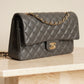 CHANEL CLASSIC 21B MEDIUM DOUBLE FLAP | DARK GREY