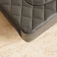 CHANEL CLASSIC 21B MEDIUM DOUBLE FLAP | DARK GREY