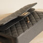 CHANEL CLASSIC 21B MEDIUM DOUBLE FLAP | DARK GREY