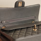 CHANEL CLASSIC 21B MEDIUM DOUBLE FLAP | DARK GREY