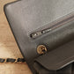CHANEL CLASSIC 21B MEDIUM DOUBLE FLAP | DARK GREY