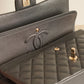CHANEL CLASSIC 21B MEDIUM DOUBLE FLAP | DARK GREY