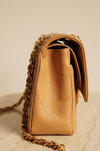 CHANEL CLASSIC MEDIUM DOUBLE FLAP | BEIGE