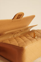 CHANEL CLASSIC MEDIUM DOUBLE FLAP | BEIGE
