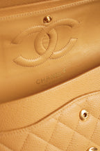 CHANEL CLASSIC MEDIUM DOUBLE FLAP | BEIGE