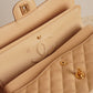 CHANEL CLASSIC MEDIUM DOUBLE FLAP | BEIGE